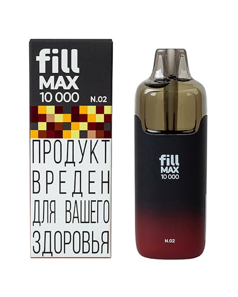 Одноразка fill MAX 10000 - 650 mAh - Кола с Лимоном ( N02 ) ( 10 мл. Крепость 17 ± 3 мг\ мл )